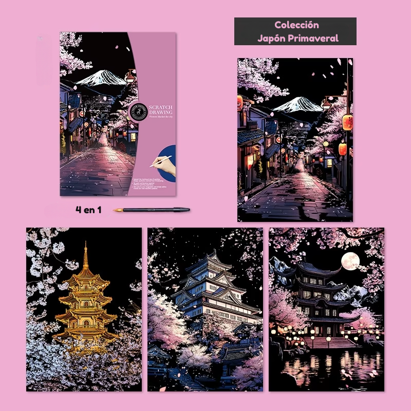 Colección Japón Primaveral - 4 en 1