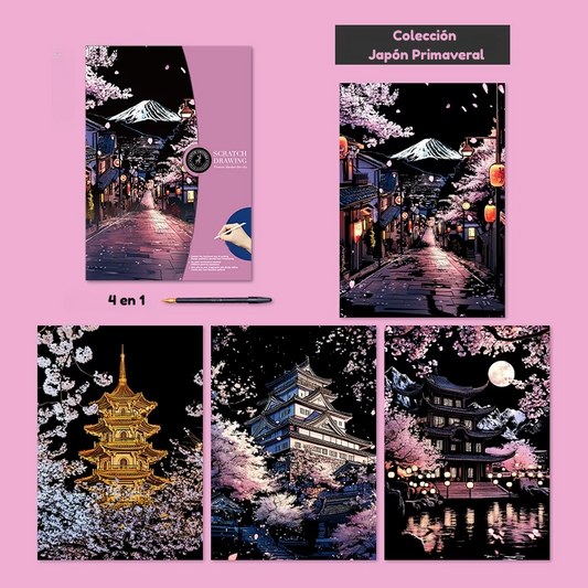 Colección Japón Primaveral - 4 en 1