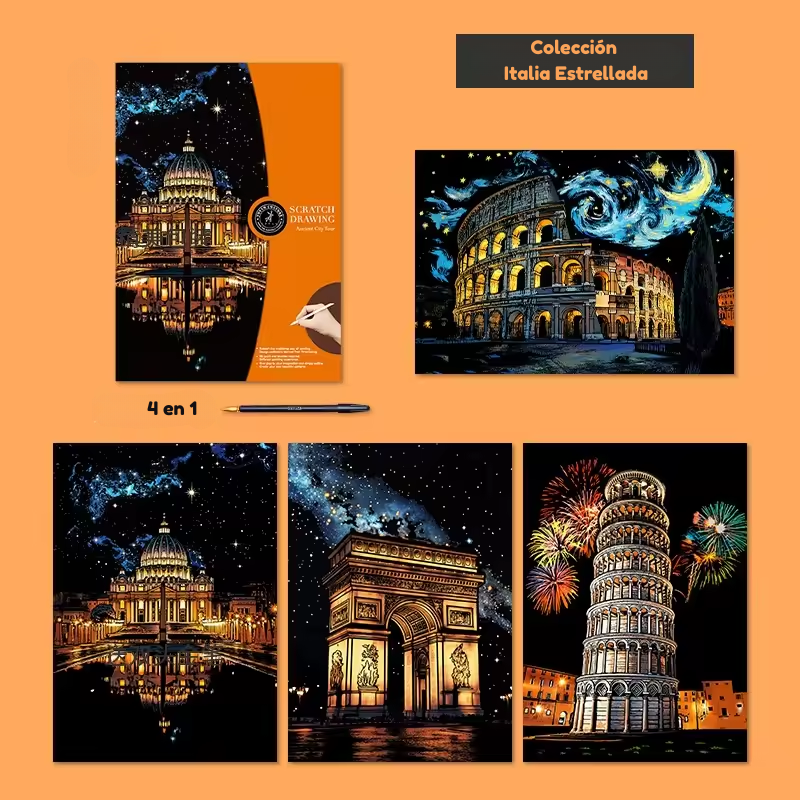 Colección Italia Estrellada - 4 en 1