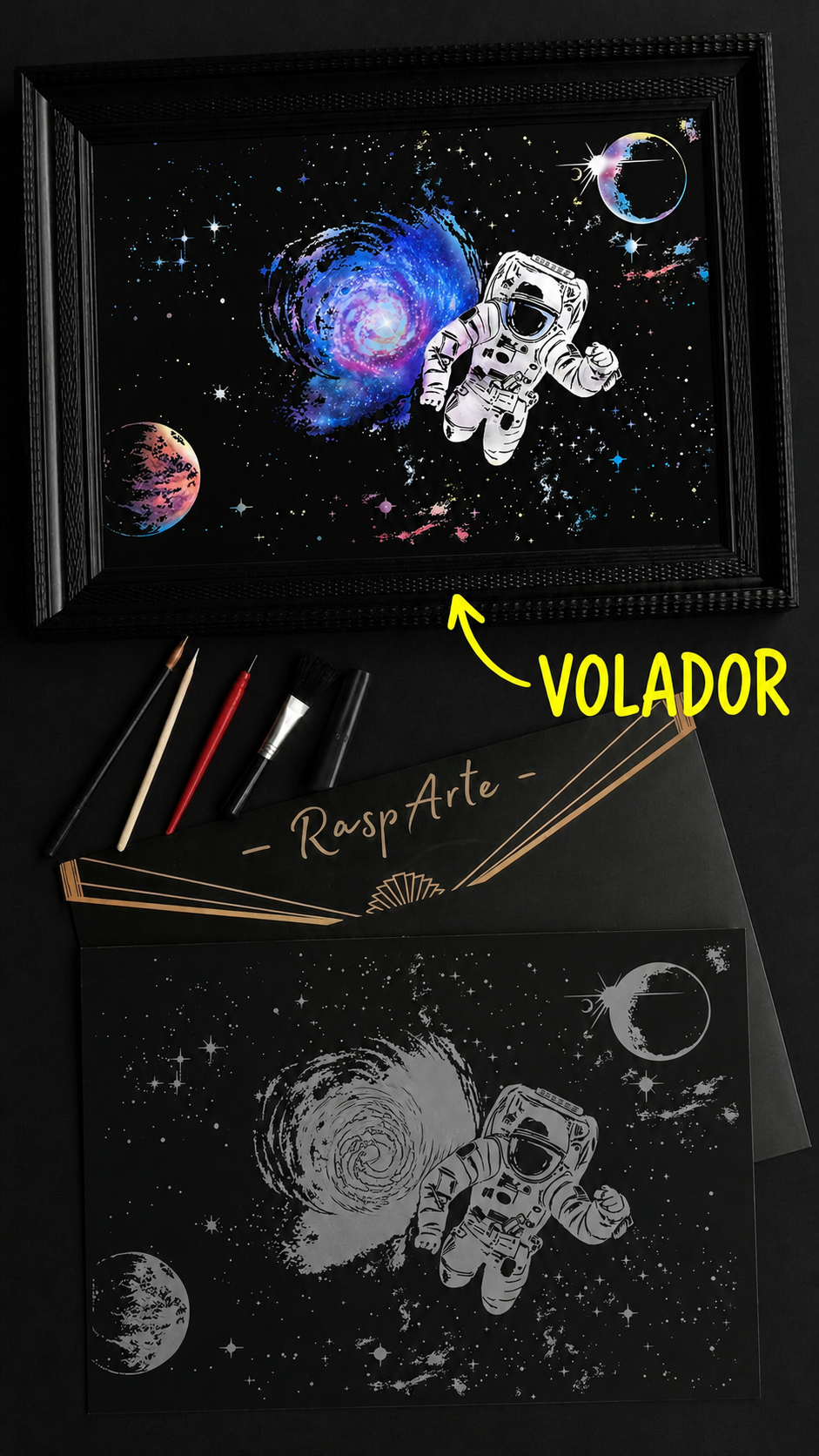 Lienzos Astronautas